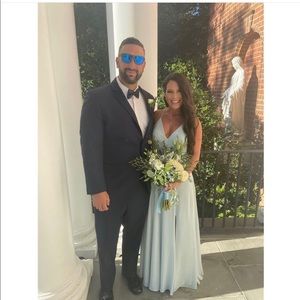 MORILEE - Blue bridesmaid dress , size 6